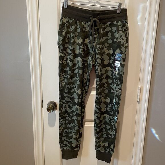 Athletic Works Womens Camo Super Soft Jogger Pants Pockets Size Small 4/6 NEW - Picture 1 of 9